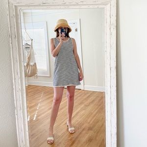 Striped Mini Dress Size L